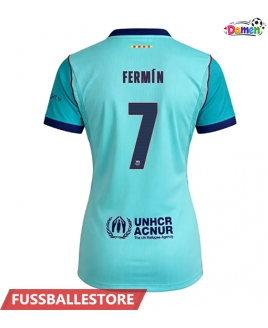 Günstige Barcelona Fermin Lopez #7 3rd trikot Damen 2026-27 Kurzarm